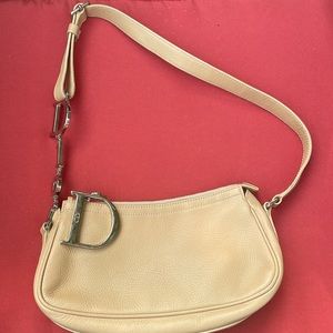 Small beige Dior bag